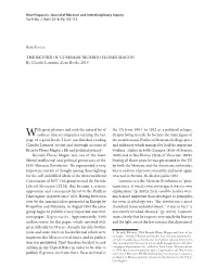 Book Review the RETURN of COMRADE RICARDO FLORES