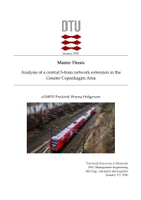 Master Thesis Analysis of a Central S-Train Network Extension in The