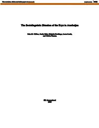 The Sociolinguistic Situation of the Kryz in Azerbaijan