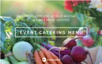 Event Catering Menu