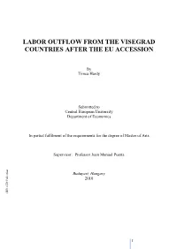 Labor Outflow from the Visegrad Countries After