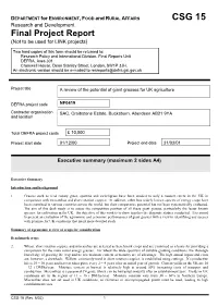 Research and Development Final Project Report (Not to Be Used for LINK Projects)