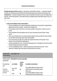 Waltham Chase Sources/Methodology