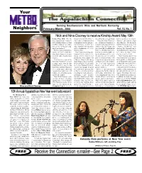 Appalachian Connection UAC Develops Strategy to Address New Era Since the Urban Appa- Ously Missed