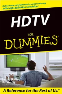 HDTV for Dummies.Pdf