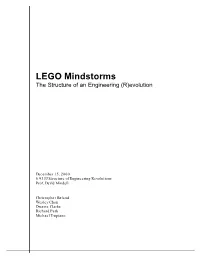 LEGO Mindstorms the Structure of an Engineering (R)Evolution