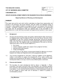 Update on Development Briefs for Regeneration Sites in Inverness