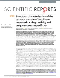 High Activity and Unique Substrate Specificity