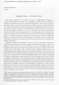 Knightly Arms — Plebeian Arms
