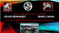 Master Class David Reinhardt & Denis Chang