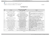 PLATELET-001 All Participating Site IRB/EC List Ver.1.0 07May2020 Confidential