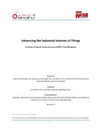 Advancing the Industrial Internet of Things
