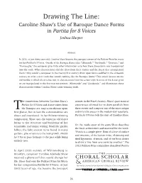 Caroline Shaw's Use of Baroque Dance Forms in Partita for 8 Voices