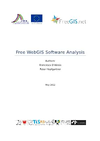 Free Webgis Software Analysis