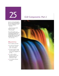25 GUI Components: Part 2