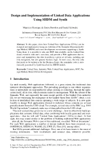 Design and Implementation of Linked Data Applications Using SHDM and Synth