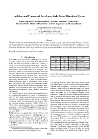 Guidelines and Framework for a Large Scale Arabic Diacritized Corpus
