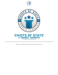 Information As of 2 March 2020 Has Been Used in Preparation of This Directory