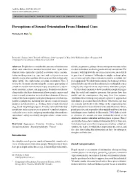 Perceptions of Sexual Orientation from Minimal Cues