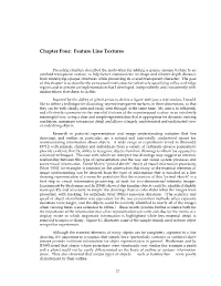 Chapter Four: Feature Line Textures