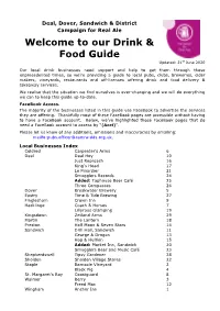 Welcome to Our Drink & Food Guide