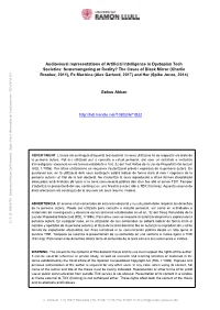 Audiovisual Representations of Artificial Intelligence in Dystopian Tech Societies: Scaremongering Or Reality? the Cases of Black Mirror (Charlie