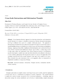 Cross-Scale Interactions and Information Transfer
