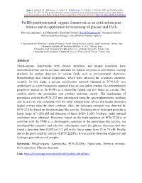 Fe(III) Porphyrin Metal–Organic Framework As an Artificial Enzyme Mimics and Its Application in Biosensing of Glucose and H2O2