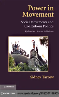 Social Movements and Contentious Politics, Revised and Updated Third