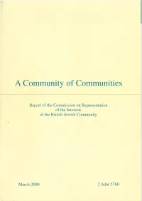 A Community of Communities