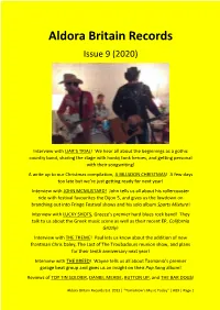 Aldora Britain Records Issue 9 (2020)