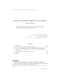 Isoperimetric Inequalities for Eigenvalues of the Laplacian