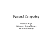 Personal Computing