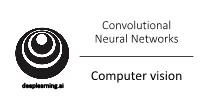 C4W1L01 Computervision