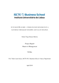 Project Report Master in Management