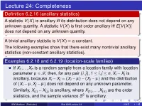 Stat 609: Mathematical Statistics Lecture 24