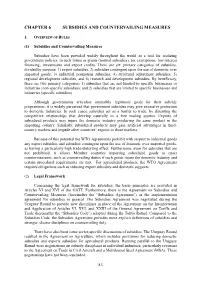 Chapter 6 Subsidies and Countervailing Measures
