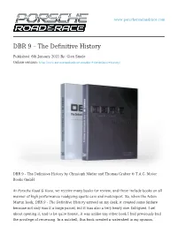 DBR 9 – the Definitive History