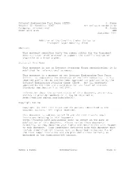 Internet Engineering Task Force (IETF) S. Kanno Request for Comments: 6367 NTT Software Corporation Category: Informational M