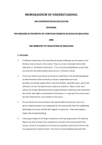 Memorandum of Understanding
