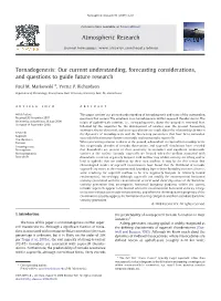 Tornadogenesis: Our Current Understanding, Forecasting Considerations, and Questions to Guide Future Research