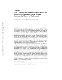 Arxiv:2009.03349V2 [Cs.LG] 9 Sep 2020 Based Solutions for UAS