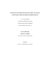 Media and Trauma in the Work of Phyllis Webb and Daphne