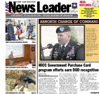 MICC Government Purchase Card Program Efforts Earn DOD Recognition
