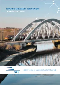 Towards a Sustainable Rail Network Annual Report 2008