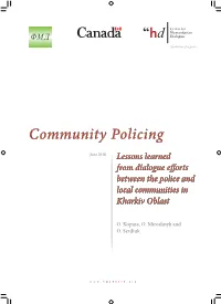 Community Policing