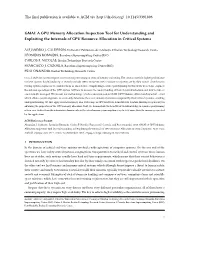 GMAI: a GPU Memory Allocation Inspection Tool for Understanding and Exploiting the Internals of GPU Resource Allocation in Critical Systems