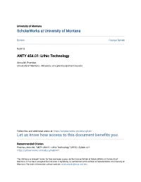 Lithic Technology