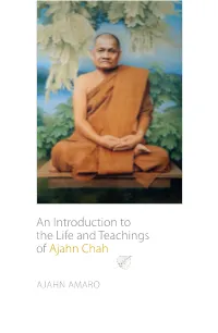 An Introduction to the Life and Teachings of Ajahn Chah