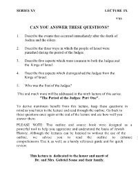 Can You Answer These Questions?